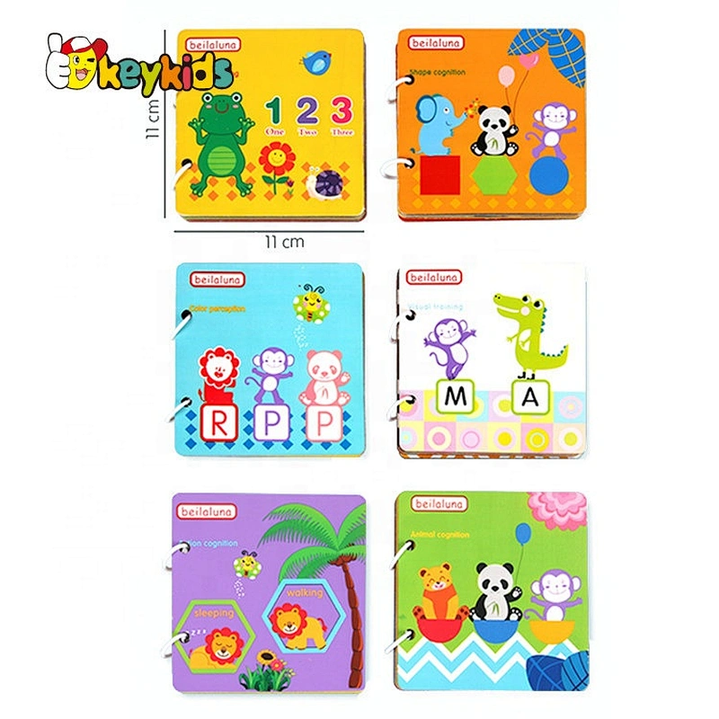 New hottest educational woodne learning book for kids W14H003