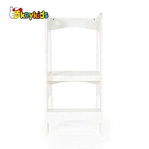 high quality 2 steps wooden ladder stool for kids W08G280
