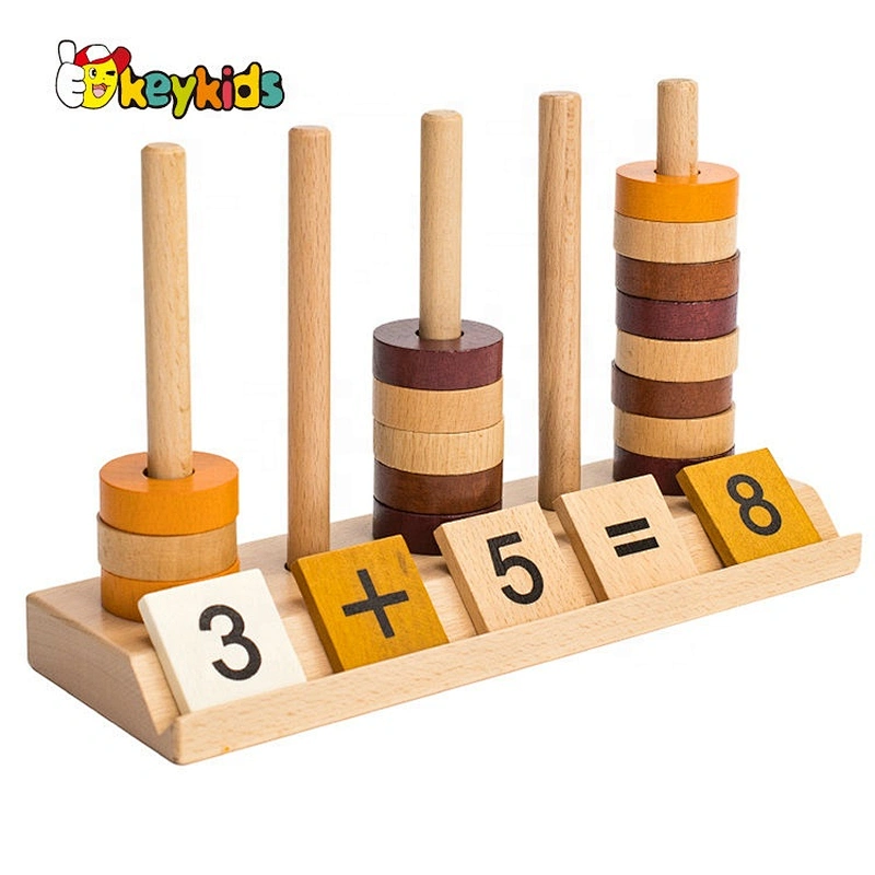 2019 New popular montessori counting wooden math toys for kids W13D223