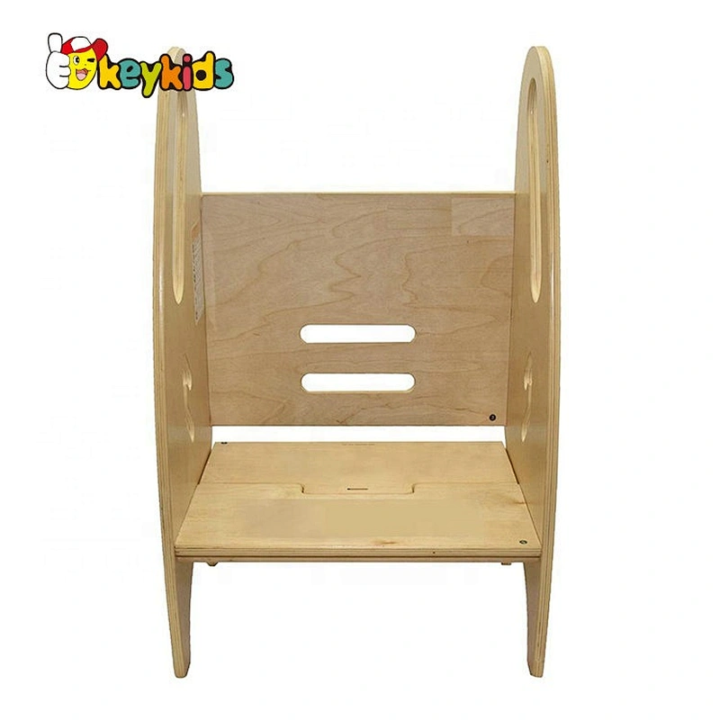 high quality 2 steps wooden toddler step stool for wholesale W08G277C
