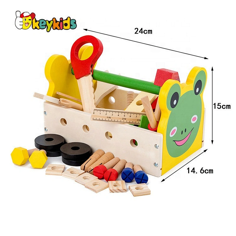 New Hottest Educational Childrens Wooden Tool Kit For 2 Year Old W03D127