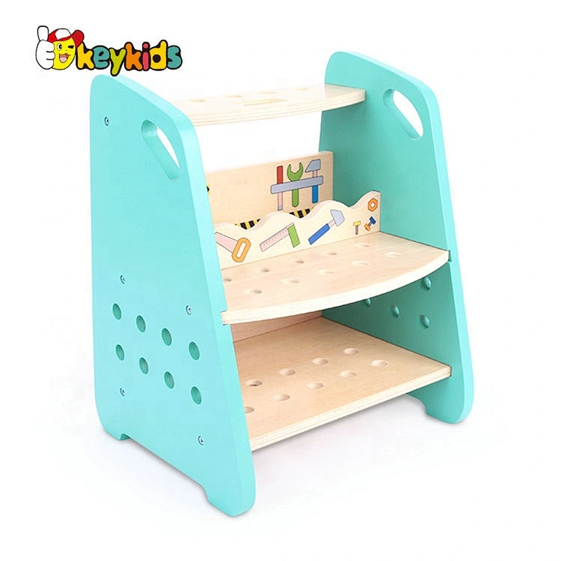 Top sale DIY working wooden kids tool bench for pretend play W03D120