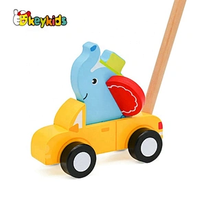 New hottest educational wooden walker push toy for toddlers W05A027