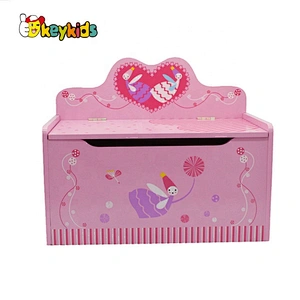 2021 New Fashion Wooden Children Toy Storage Rack With Bins W08C268
