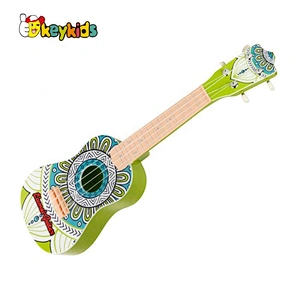2020 Top sale small wooden toy guitar for kids W07H052