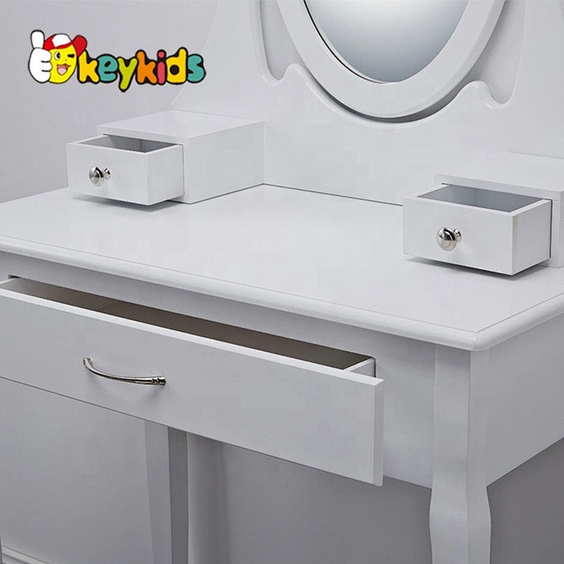 New Arrival European Luxury Wooden Play Makeup Table With Mirror W08H014