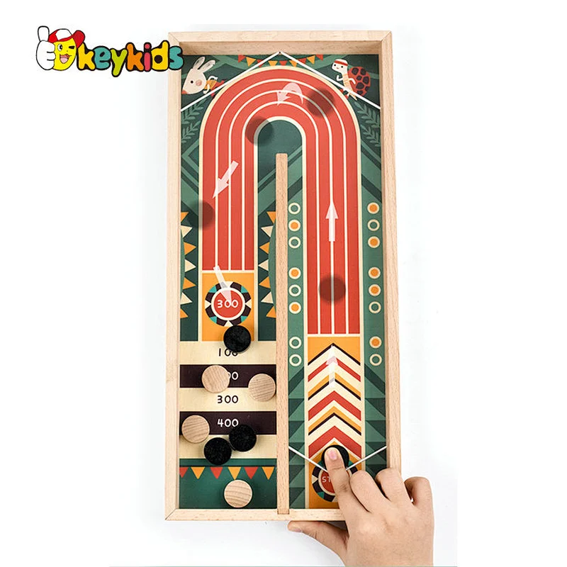 New design wooden 2 in 1 ejection chess for children W11A130