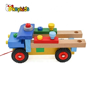 2020 New arrived educational wooden toy nails and screws for kids W03C022