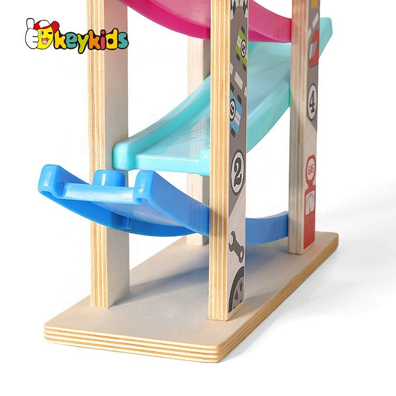 2020 New Arrival Educational Wooden Car Ramp Racer For 2 Years Old W04E095