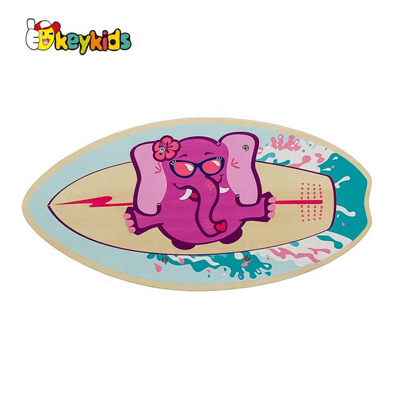 Customize balance board exercise wooden kids for wholesale W01D075
