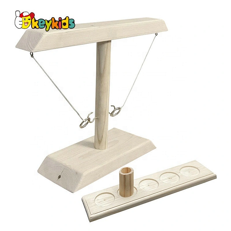 2021 New interesting wooden hook and ring toss battle game W01A422