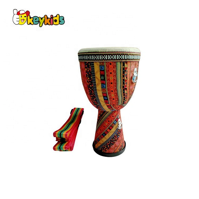 Newest design  wooden children drum toy for preschool  W07J050