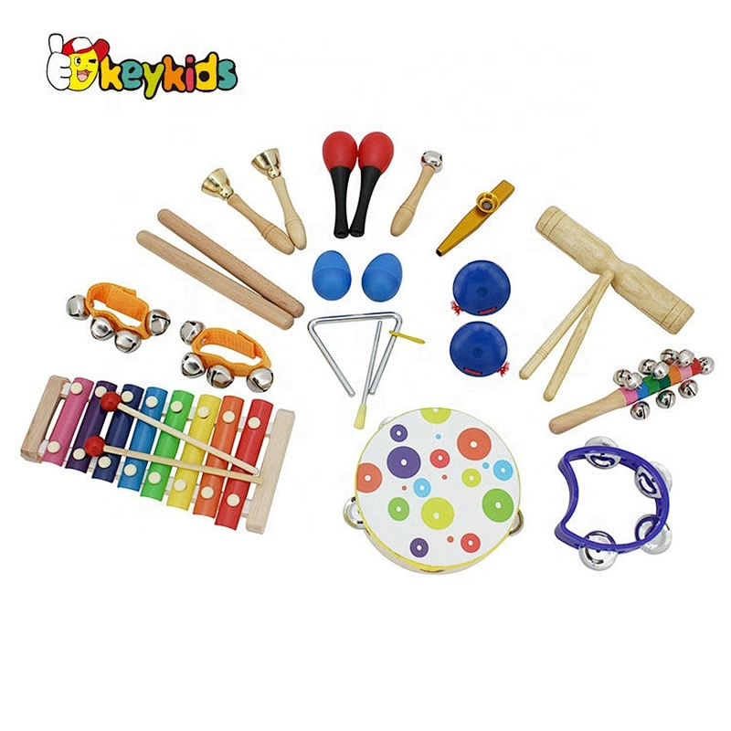 wholesale 19PCS wooden musical toys for kids W07A166