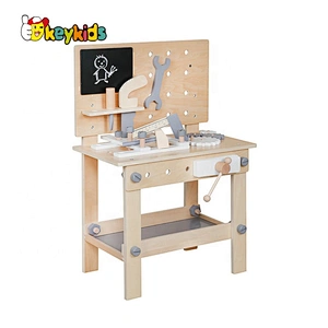 2021 New released black and decker wooden toy tool bench for kids W03D076E