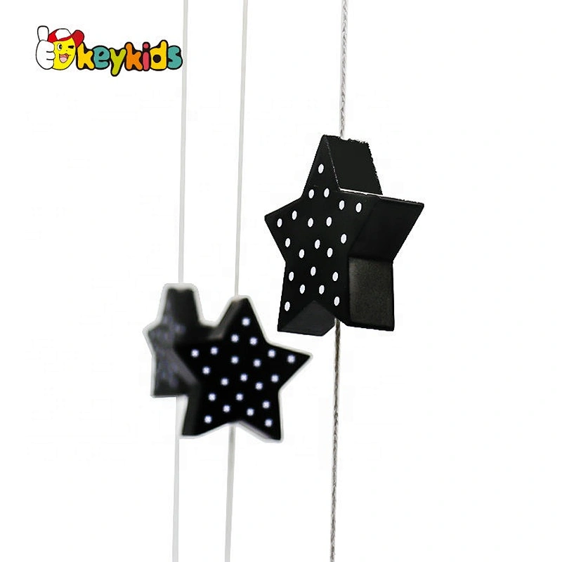 Customize musical wooden baby mobile for wholesale W08K038