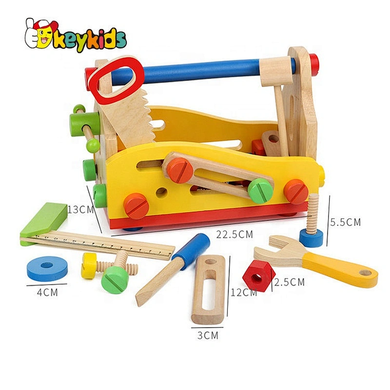 Top Sale Educational Diy Wooden Activity Workbench For Kids W03D109
