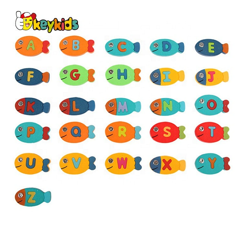 New arrived educational children magnetic wooden fishing toy game for boys girl gifts W01A398