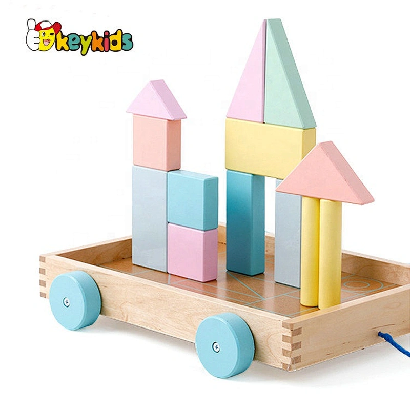 New hottest intelligence wooden construction set toys for children W13C039B