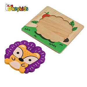 Customize lovely wooden crocodile creek puzzles for kids W14D142