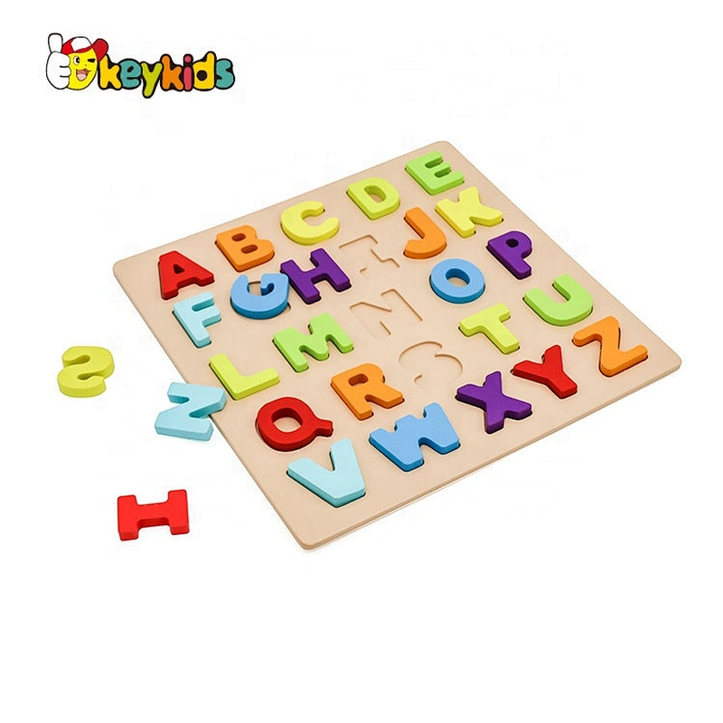 New related educational wooden kids learning puzzles with customize W14B118