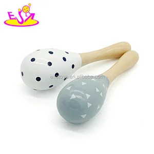 2018 Amazon best sellers maracas wooden instrument shaker for kids W07I133