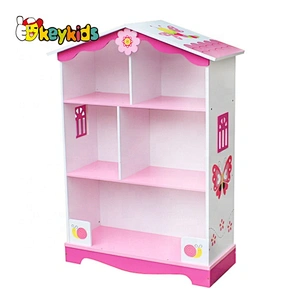 2021 New Fashion Wooden Children Toy Storage Rack With Bins W08C268