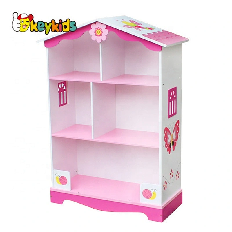 2021 New Fashion Wooden Children Toy Storage Rack With Bins W08C268