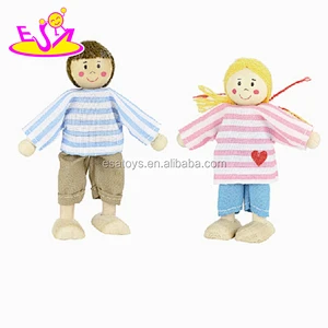 Custom kids funny wooden puppet toys for sale W06D013