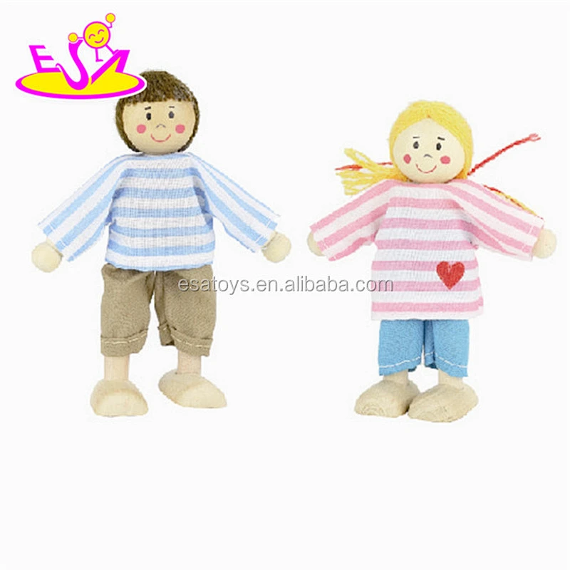 Custom kids funny wooden puppet toys for sale W06D013