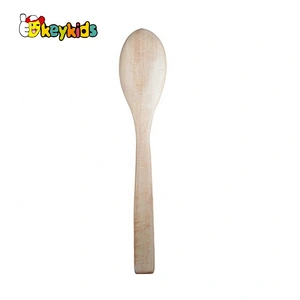 high quality natural wooden cooking spoon with handmade W02B043