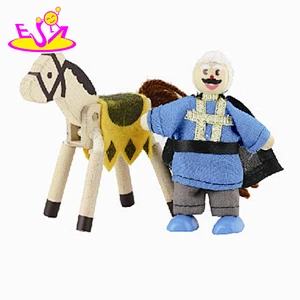 wholesale children funny wooden marionette toy W06D021