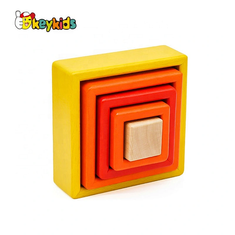 New design best educational blocks wooden kids construction toys for sale online W13A135
