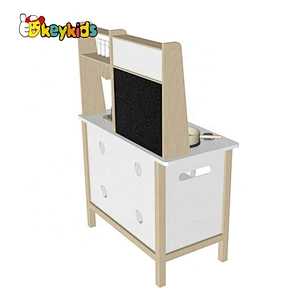 New design real water function wooden kitchen toys for girls W10C637