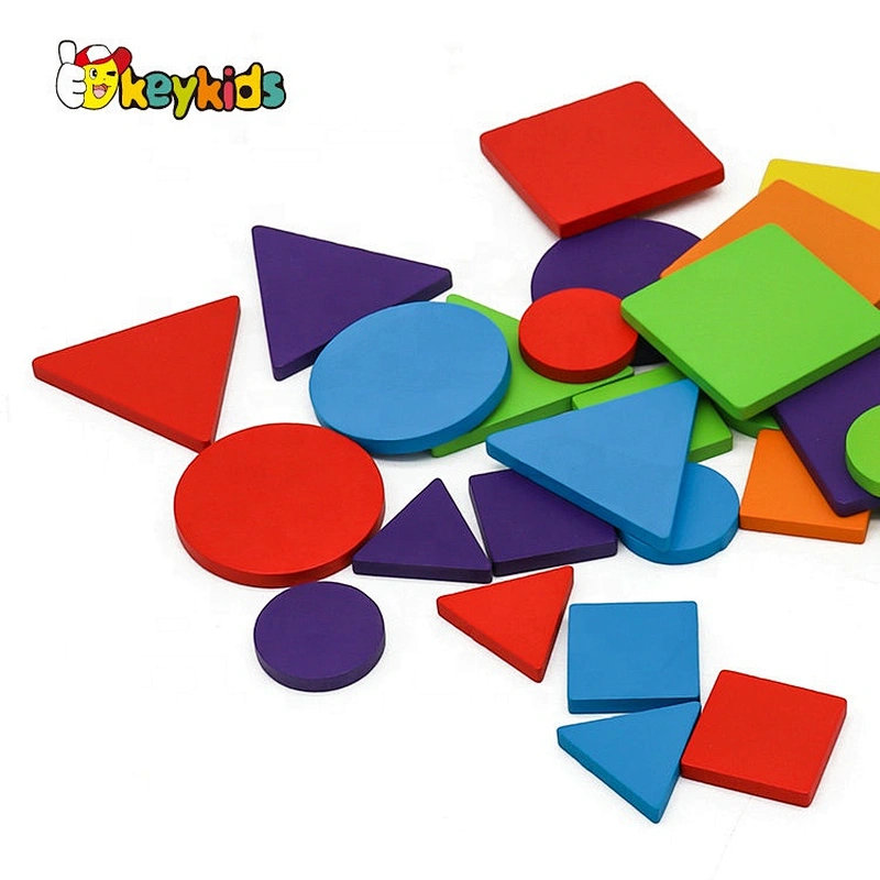 2021 Hot selling colored wooden kids learning color for education W14A247