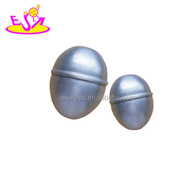 Customize baby mini eggs toy wooden percussion shaker W07I081