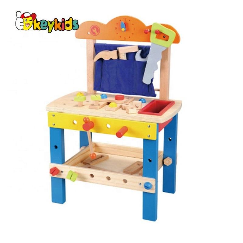 New hottest educational wooden kids carpentry set for pretend play W03D116
