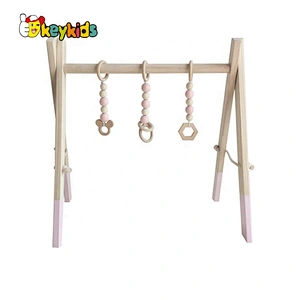 wholesale foldable wooden baby activity gym for indoor W08K178