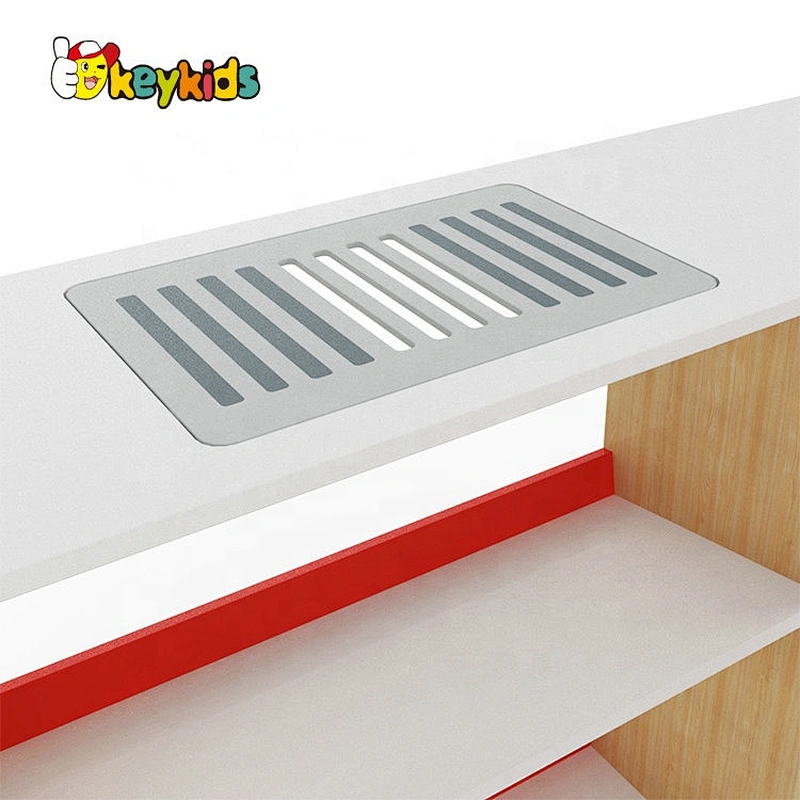 New Released Children Wooden Supermarket Shelf Toy W10A116