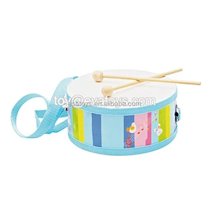 2017 new products educational toys wooden toddler drum set W07J039