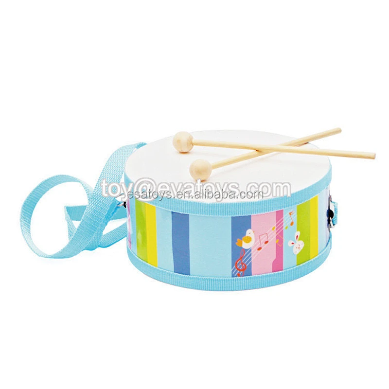 2017 new products educational toys wooden toddler drum set W07J039