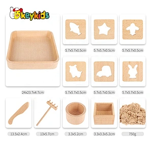 Outdoor creative sand box toys wooden sandbox toys for kids W01D030