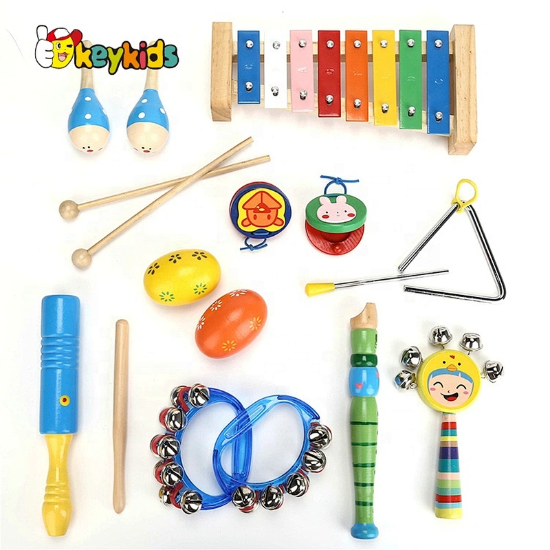 2021 New creative wooden instrument toy set for preschool W07A191
