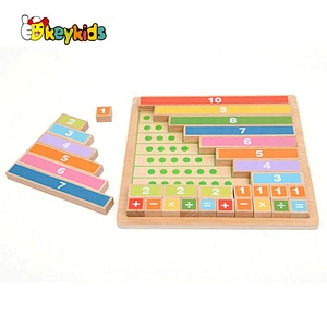 2019 New popular educational wooden math facts games for children W14A225
