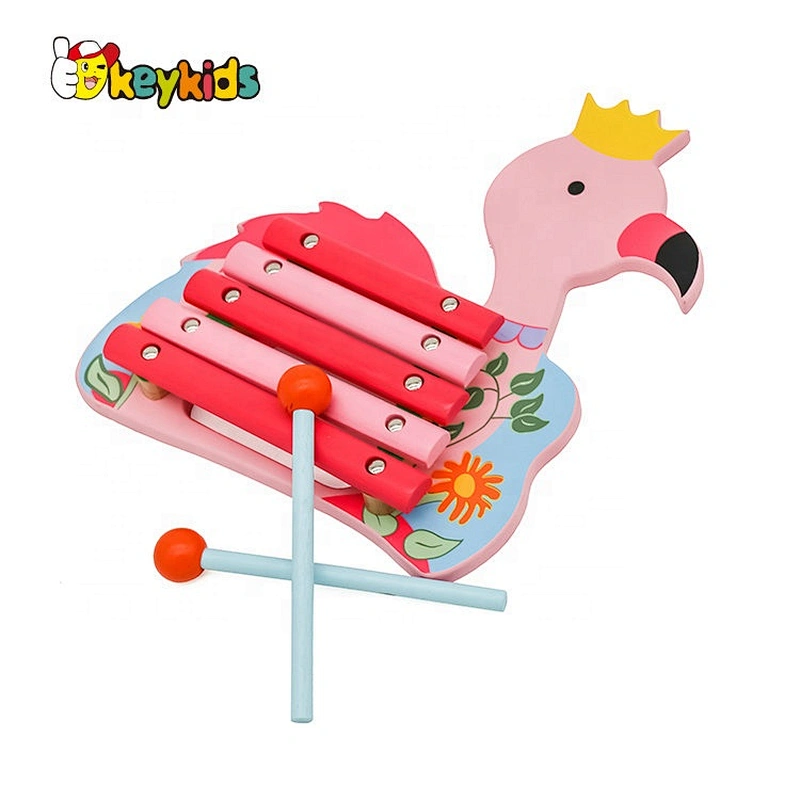 New released unicorn musical wooden metal xylophone for children W07C085