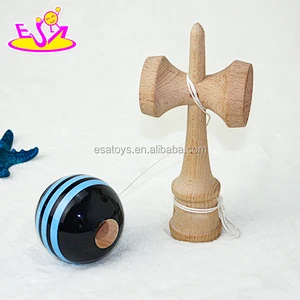 New and popular wooden kendama toy for kids,Cheapest wooden kendama wholesale for children W01A079