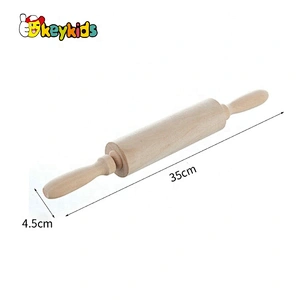 high quality natural wooden cooking spoon with handmade W02B043