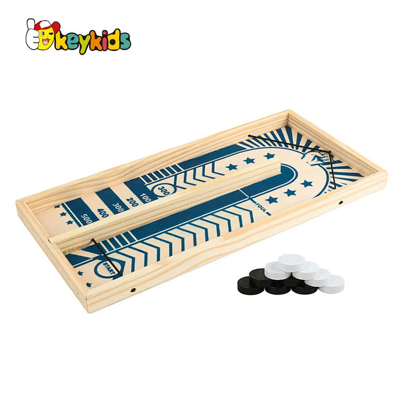 New design wooden 2 in 1 ejection chess for children W11A130