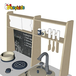 New design real water function wooden kitchen toys for girls W10C637