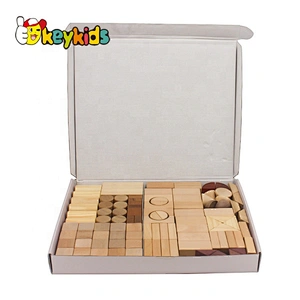high quality 100PCS educational natural wooden blocks for children W13A157