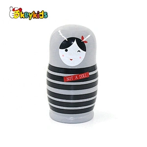 Hand Painted 5 In 1 Set Wooden Children's Nesting Dolls W06D139
